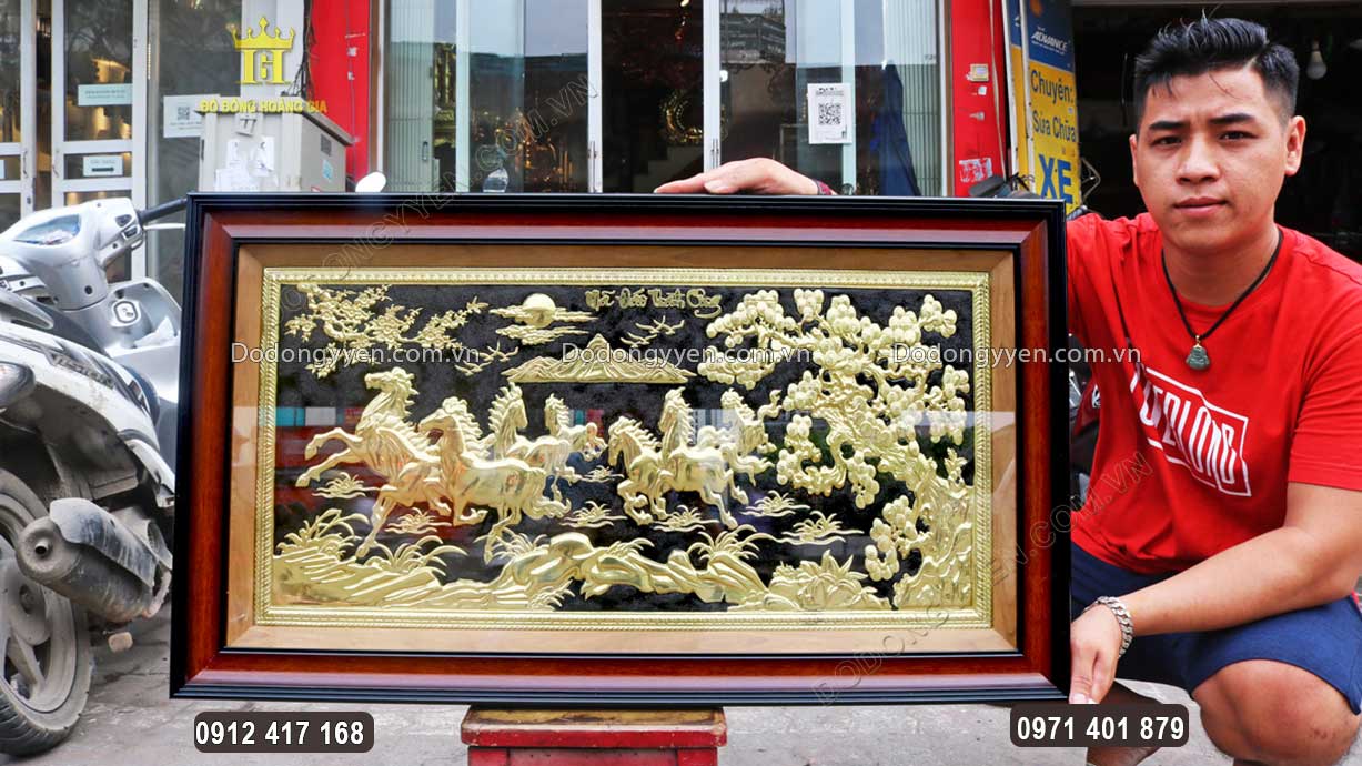 Tranh đồng phong thủy gi&uacute;p mang lại may mắn, t&agrave;i lộc v&agrave; sự hưng thịnh cho gia đ&igrave;nh gia chủ